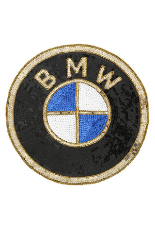 Oversized BMW Sequin Patch