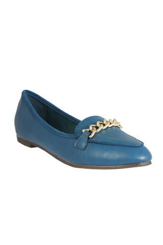 Hefner Chain Loafer - Teal