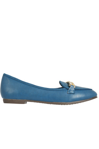 Hefner Chain Loafer - Teal