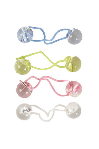 Pastel Clear Hair Ties
