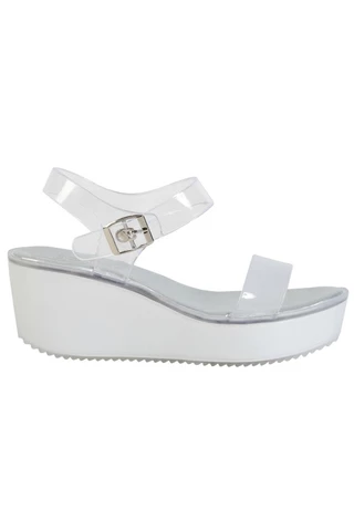 Sonia Clear Jelly Platform Sandal