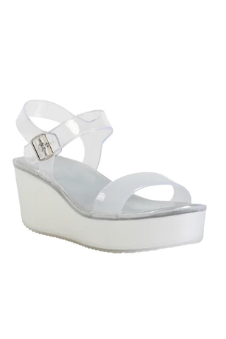 Sonia Clear Jelly Platform Sandal