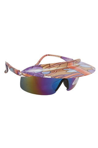 Part(y) Time Visor Sunglasses - Pastel Pebble