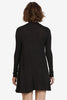 Donna Long Sleeve Tent Dress - Black