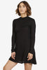 Donna Long Sleeve Tent Dress - Black