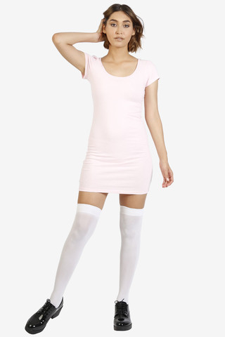 Cece Fitted Dress - Pink