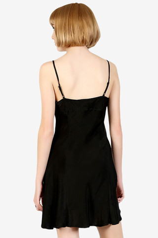 Courtney Slip Dress - Black