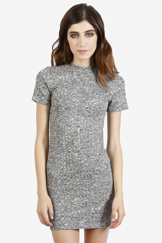 Margot Mock Neck Shift Dress