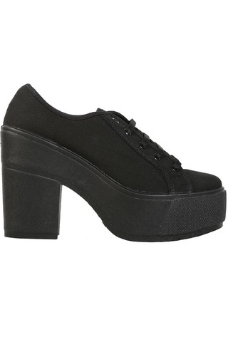 Shellys London FUNCLUO Platform Sneaker - Black