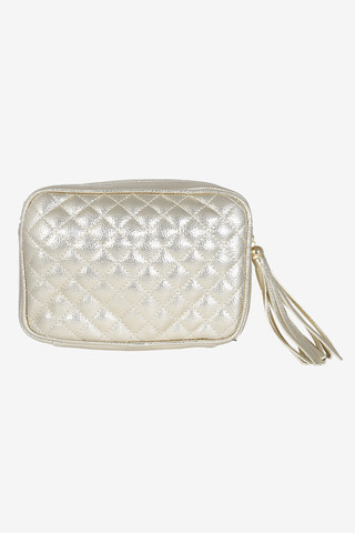 Party Life Gold Quilted Purse