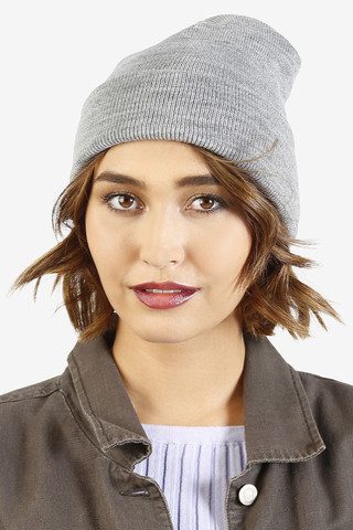 Cuffed Beanie - Heather Grey