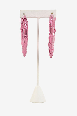 I Heart U Wrapped Hoop Earrings