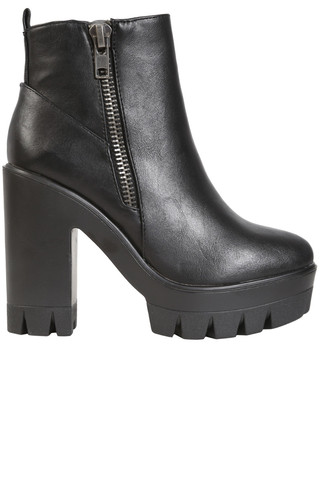 Zip Side Platform Boot