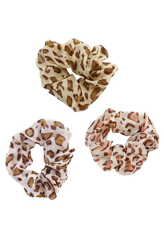 Wild Print Scrunchie Pack By ECH