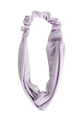 Lilac Knotted Headwrap