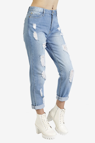 Distressed BFF Pants