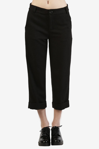 Lori Cropped Wool Trousers