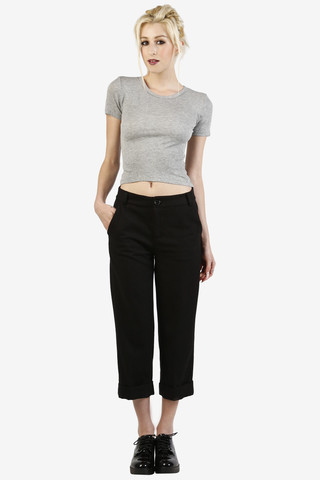 Lori Cropped Wool Trousers