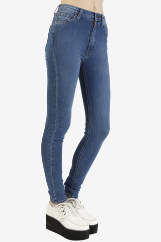 11" Highrise Skinny Medium Denim by Just USA