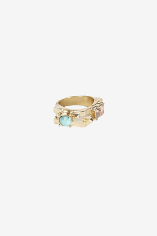 Cut Out Bejeweled Ring