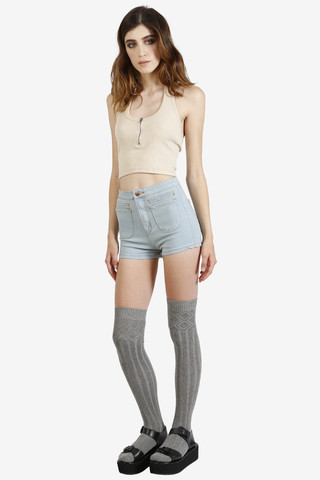 Darcy High Waist Denim Shorts