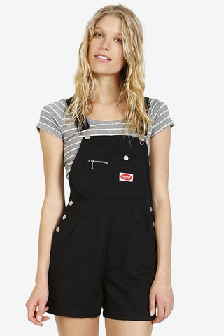 Over It Deadstock Overalls - Black