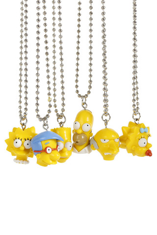 The Simpsons Heads Necklace