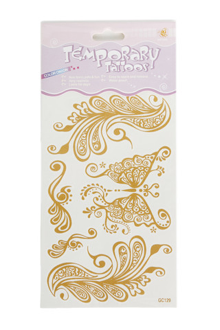 90s Butterfly Flash Tattoo Set