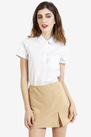 Hometeam Pinstripe Blouse