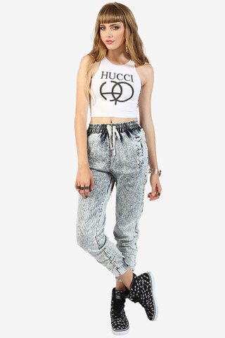 Hucci Gucci Crop Top by Haus Party