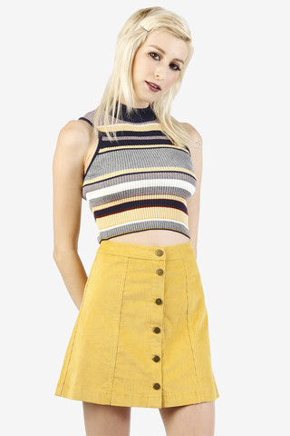 Phoebe Striped Sweater Tank