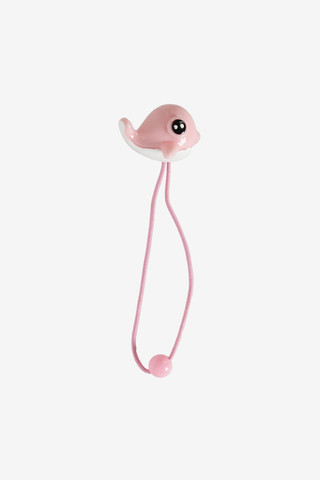 Baby Pink Whale Hair Tie