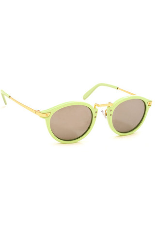 Cool Cat Mirrored Sunglasses - Mint