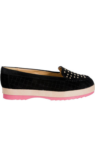 Studded Give A FAQ Loafer