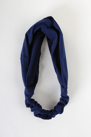 Navy Headwrap