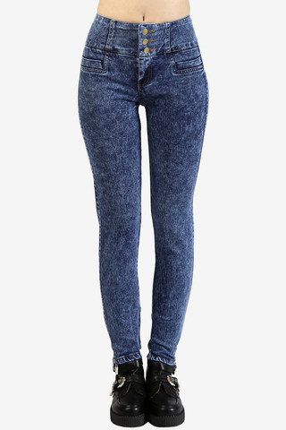 10" High Rise Talon Denim