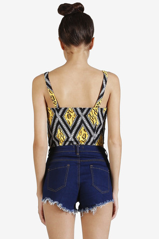 Evil Twin Big Zip Denim Shorts