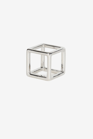 Silver Cubix Ring