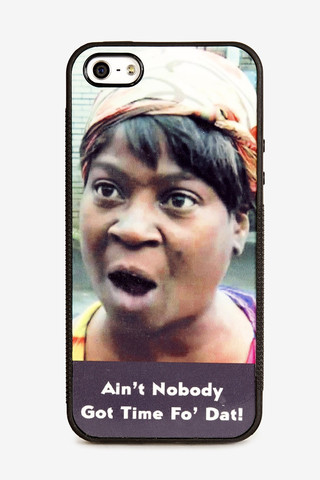 Nobody Got Time iPhone Case