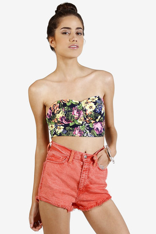 Floral Romance Bustier
