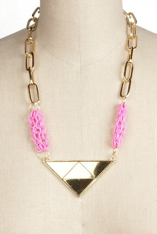 Tri-Glam Statement Necklace