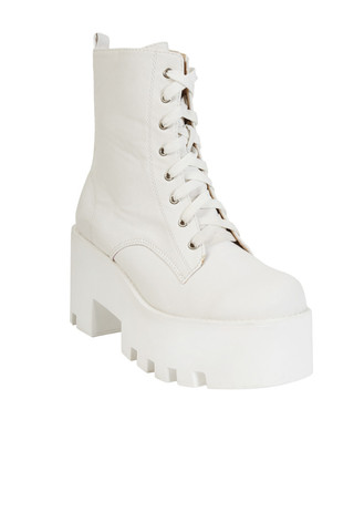Cara All White Platform Boot